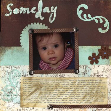 Someday (A SCRAPLIFT)