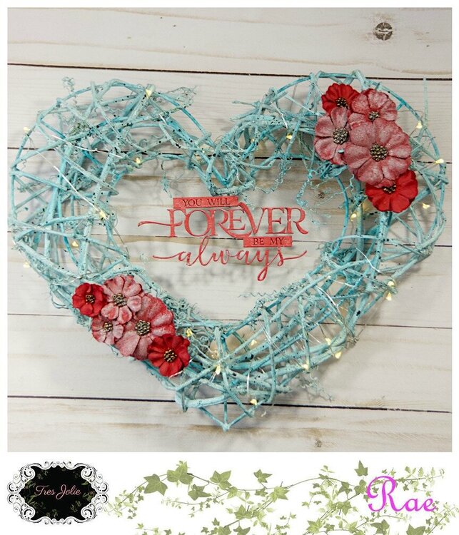 Altered Heart Wreath