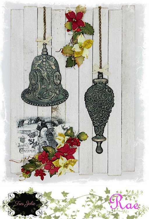 A Joyful Christmas Wall Decor **Tres Jolie Kits**