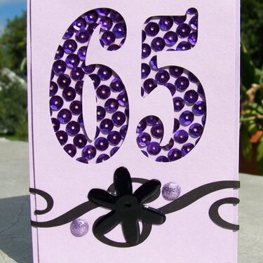 65 Birthday card