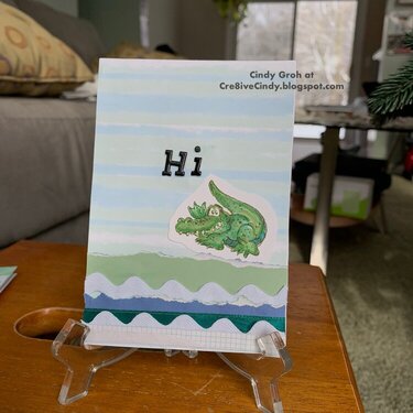 Alligator Boy card