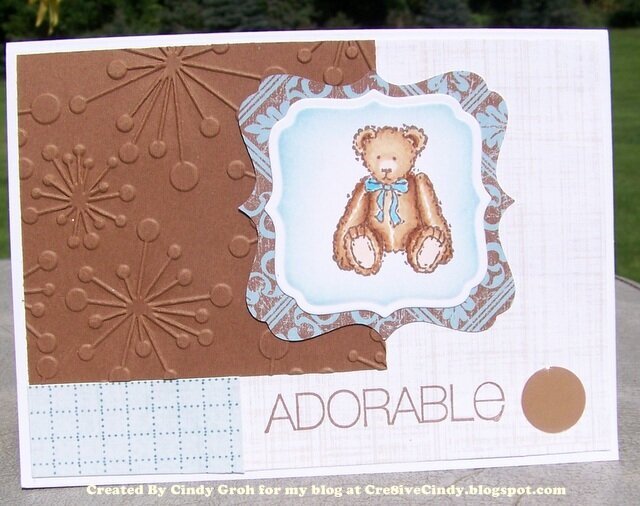 Baby Bear Boy cards