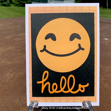 Emoji Smiley Face card
