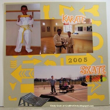 Karate and Skate Layout