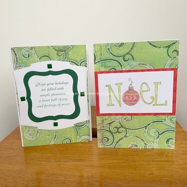 Christmas Cards in Green
