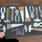 Tool die-cut Father's Day card