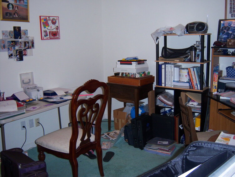 Left side of room - before