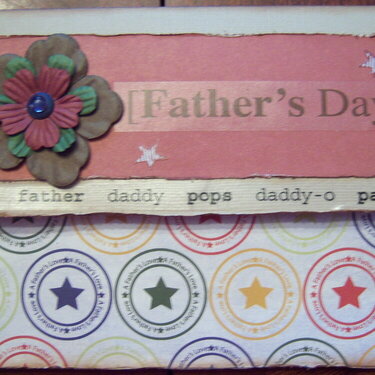 Father&#039;s Day pocket card