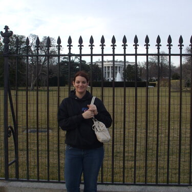 Me in front of the White House