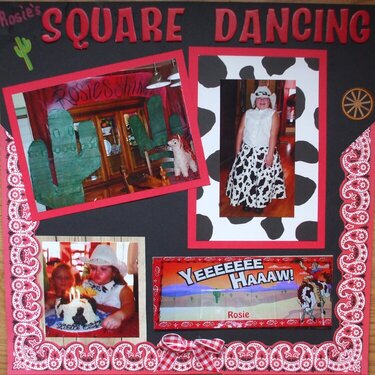 Square dancing Birthday party