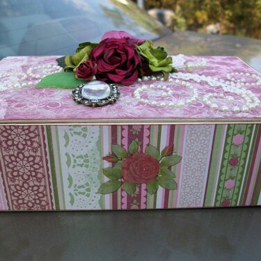 English Rose Altered Cigarbox