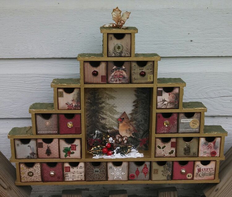 Shadowbox Advent Calendar