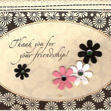 Thank you for your friendship!