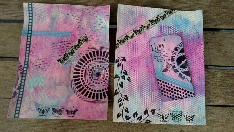 Journal Pages from Marjie Kemper Class