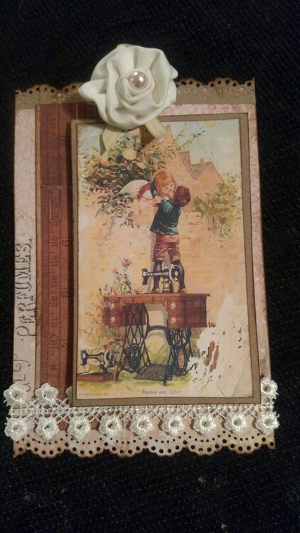 Vintage Sewing Machine Tag