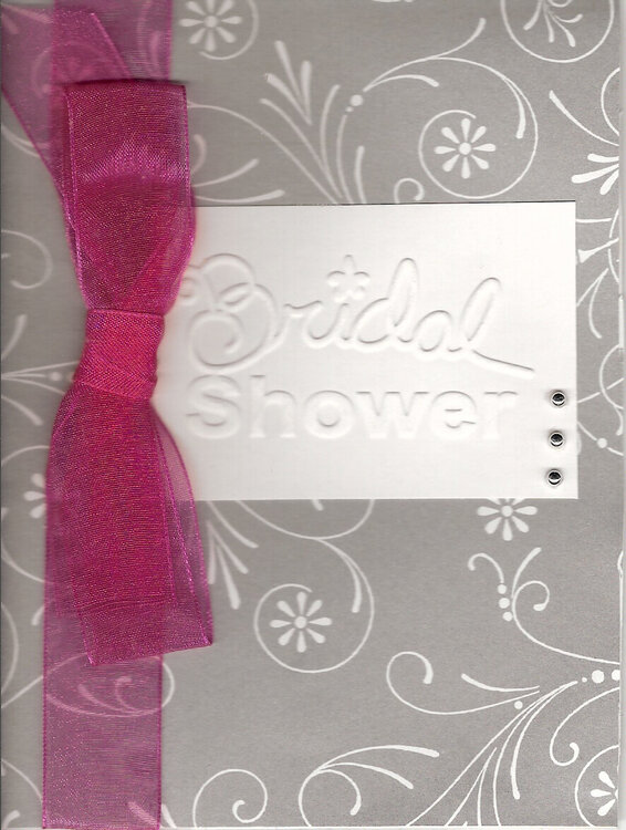 shower card