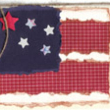 Flag card