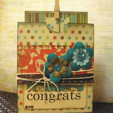 Congrats Gift Card Holder