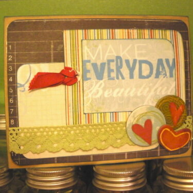 Make Everyday Beautiful Card