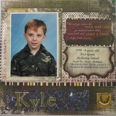 Kyle 6 yrs old