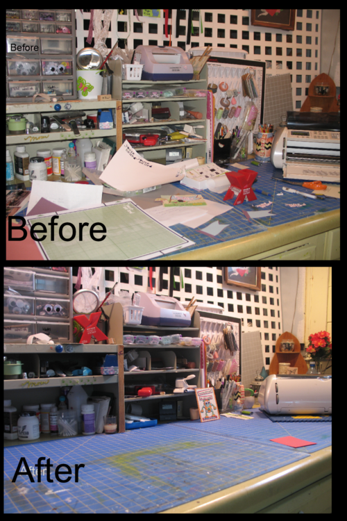 Before and After Mess