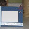 Homemade picture frame.