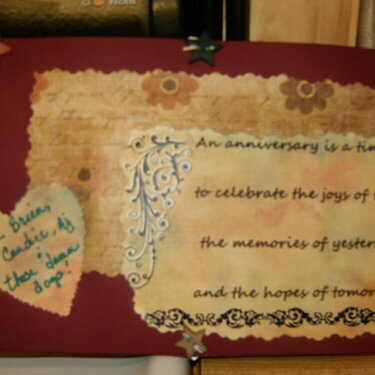 Back of anniversary card