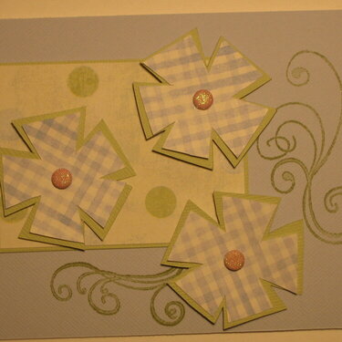 Card - Flowers &amp; Swirls &#039;08