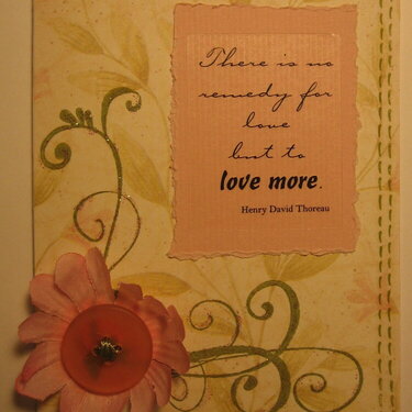 Card - Love More &#039;08