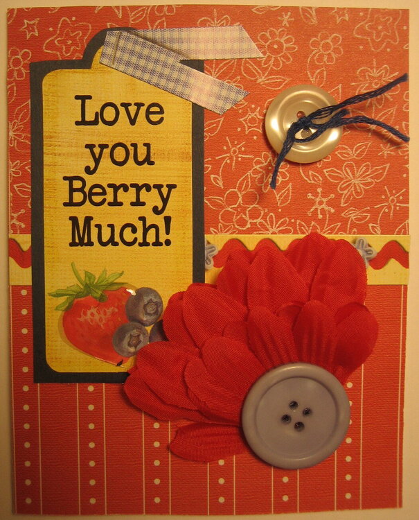 Card - Love You Berry Much &#039;08