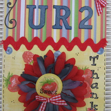 Card - UR2 Sweet - Thanks