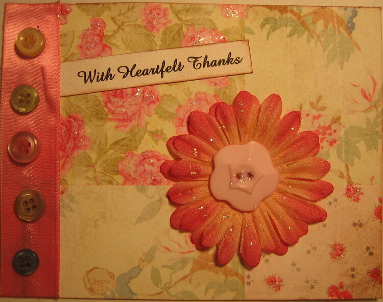 Card - With Heartfelt Thanks &#039;08