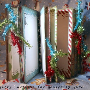 Basically Bare and Xyron Mini &#039;25 Gifts of December 2012&#039; Album / Diary