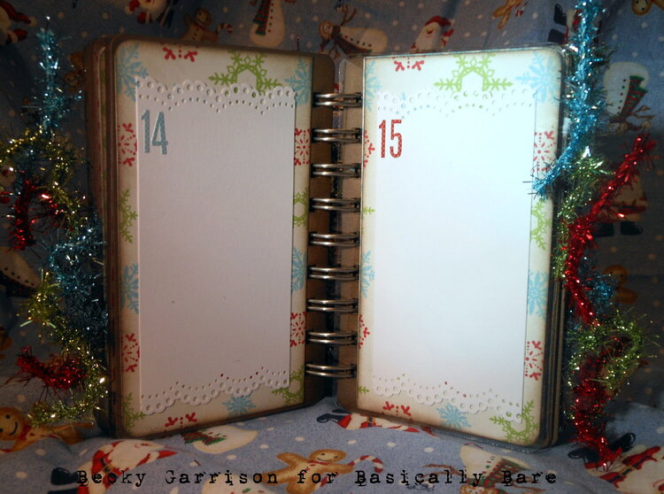 Basically Bare and Xyron Mini &#039;25 Gifts of December 2012&#039; Album / Diary