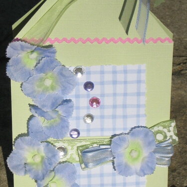 Hydrangea Blossoms Tag Card