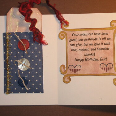 Card - Eric&#039;s Birthday - Inside - for Scrappinresp04&#039;s son serving in Afghanistan
