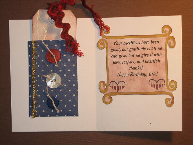 Card - Eric&#039;s Birthday - Inside - for Scrappinresp04&#039;s son serving in Afghanistan