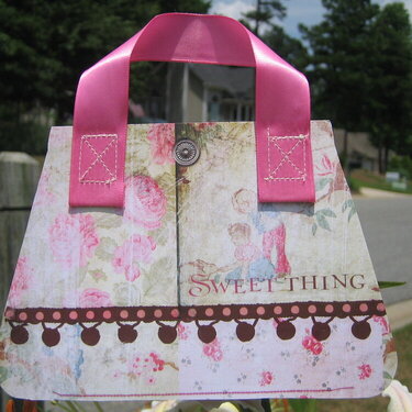 Sweet Thing Pink Purse Card