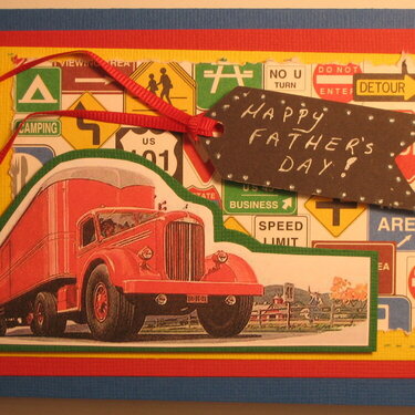 Trucking - Father&#039;s Day Card