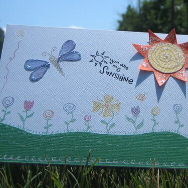 You Are My Sunshine Doodling Card