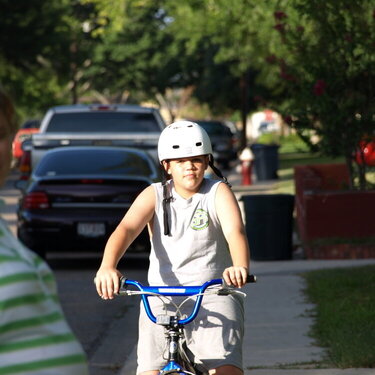 Tyler on Bike