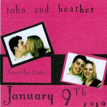 Heather &amp; John&#039;s Save the Dates