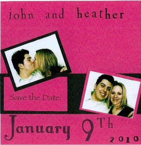 Heather &amp; John&#039;s Save the Dates