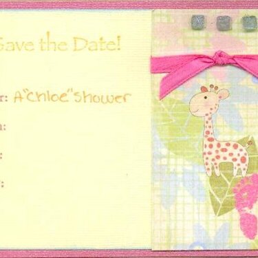 Baby Shower Save the Date