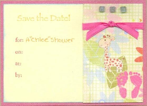 Baby Shower Save the Date