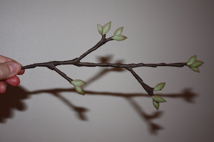 A Twig made from Bazzill cardstock