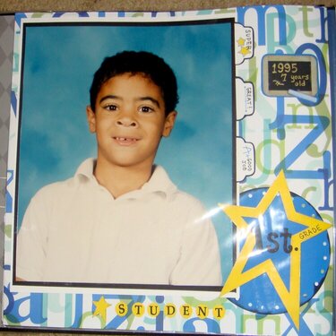 Zach&#039;s School Pictures - 1st grade