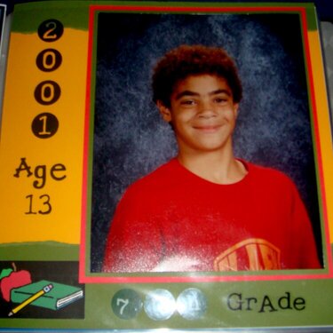 Zach&#039;s School Pictures - 7th grade