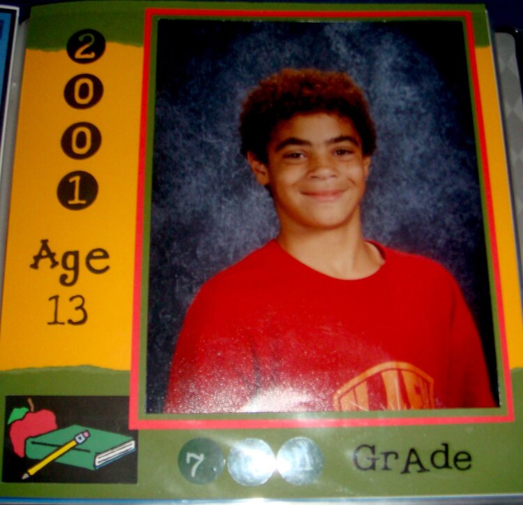 Zach&#039;s School Pictures - 7th grade