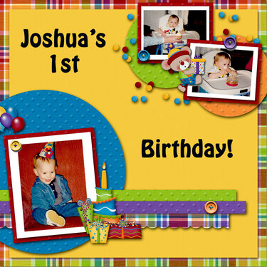 Joshua&#039;s First Birthday